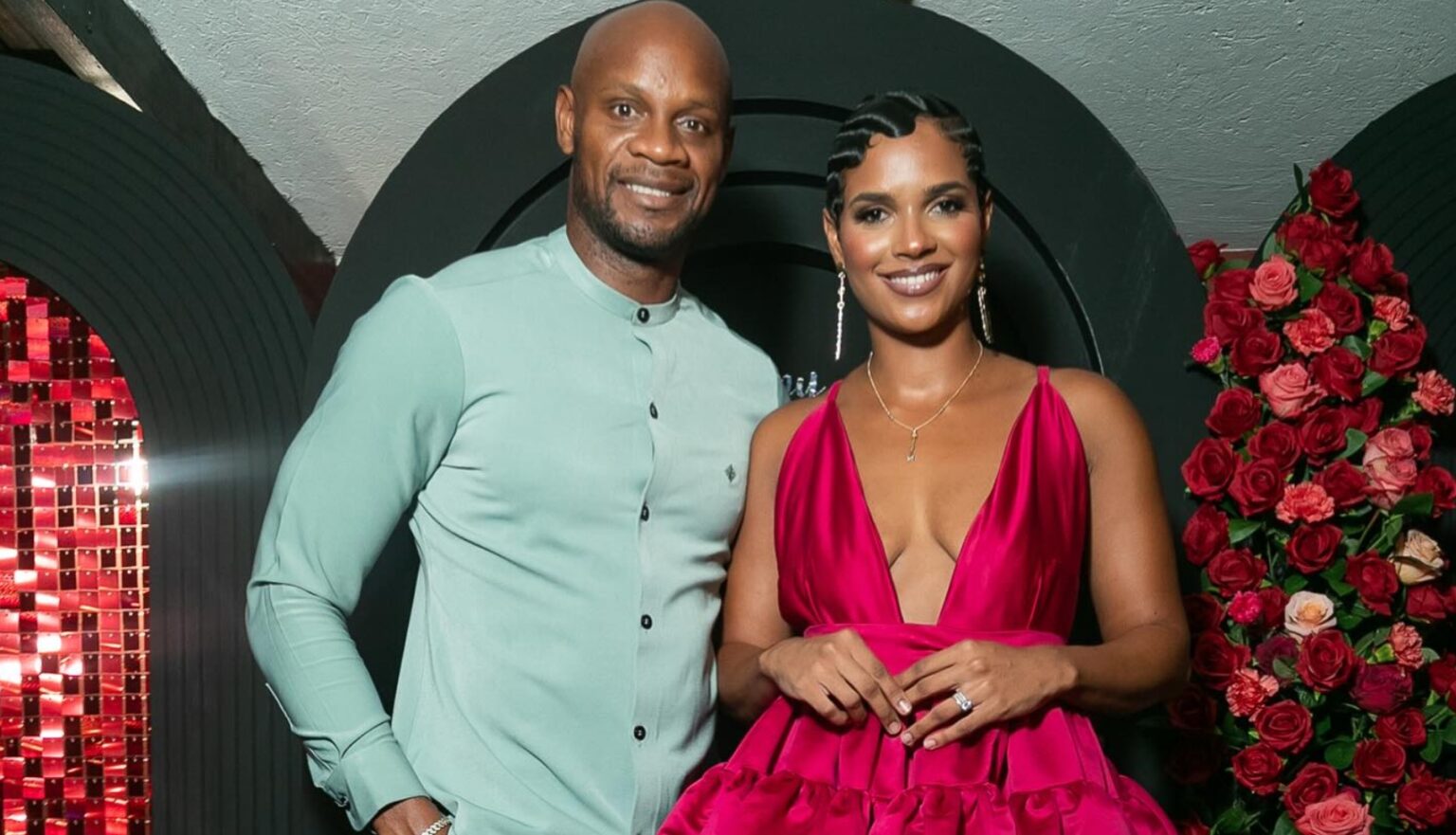 Asafa Powell And His Wife Alyshia Celebrate Fifth Wedding Anniversary ...