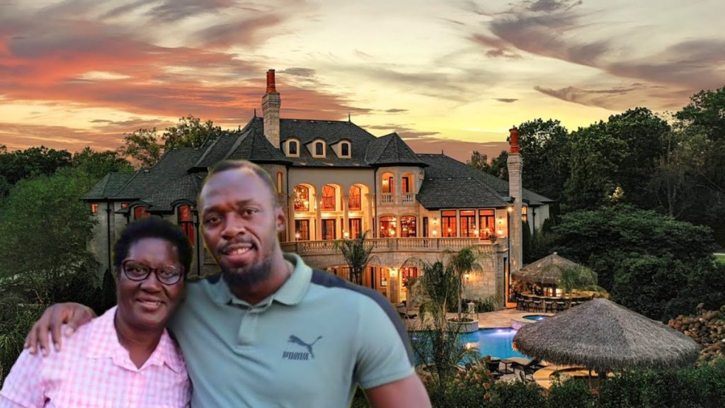 Usain Bolt Purchase $45 MILLION MANSION For His Mother 61st BIRTHDAY In ...