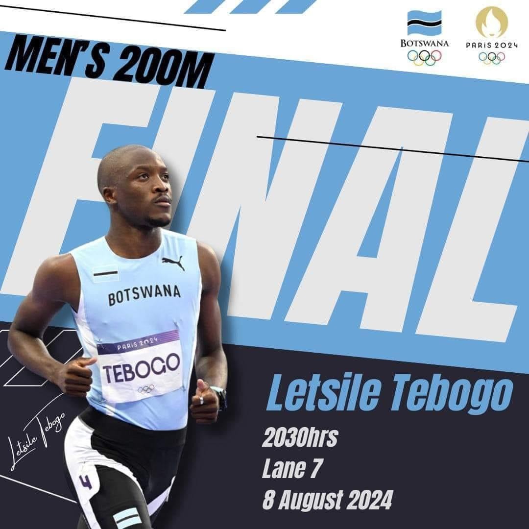 Letsilie Tebogo of Botswana stunned Noah Lyles to won men’s 200m Gold